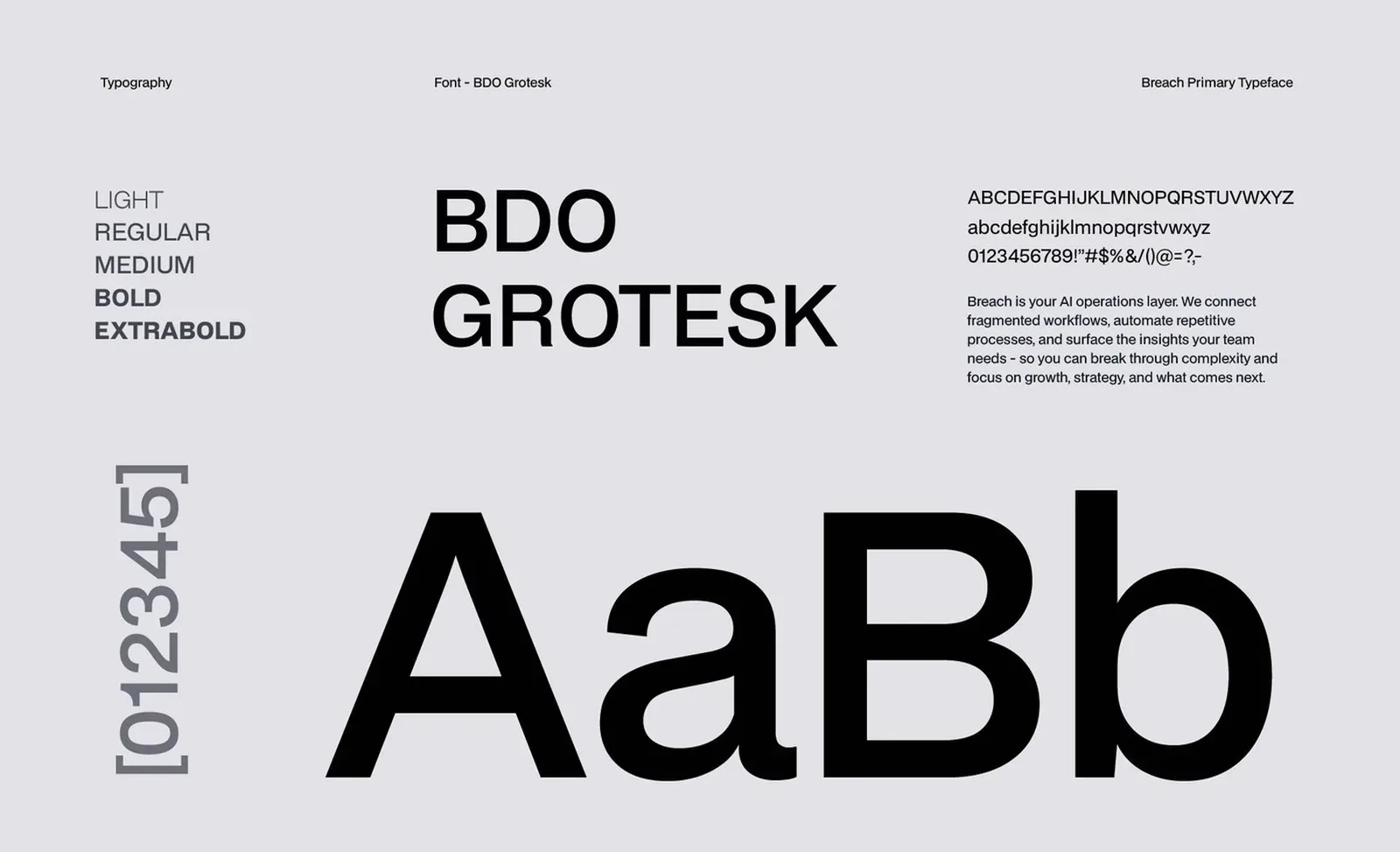 Breach, boje i tipografija