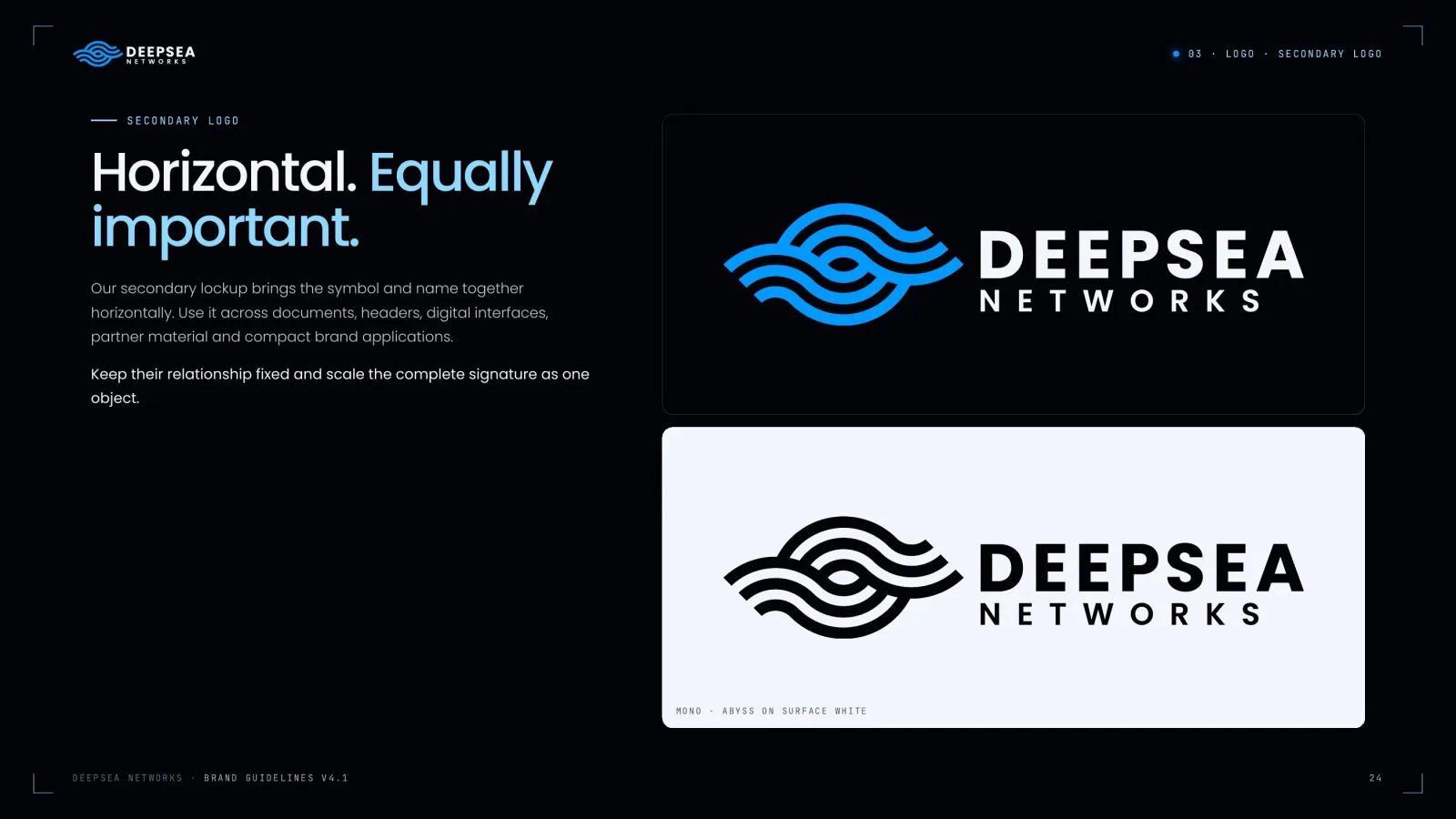 Deepsea Networks, logotip