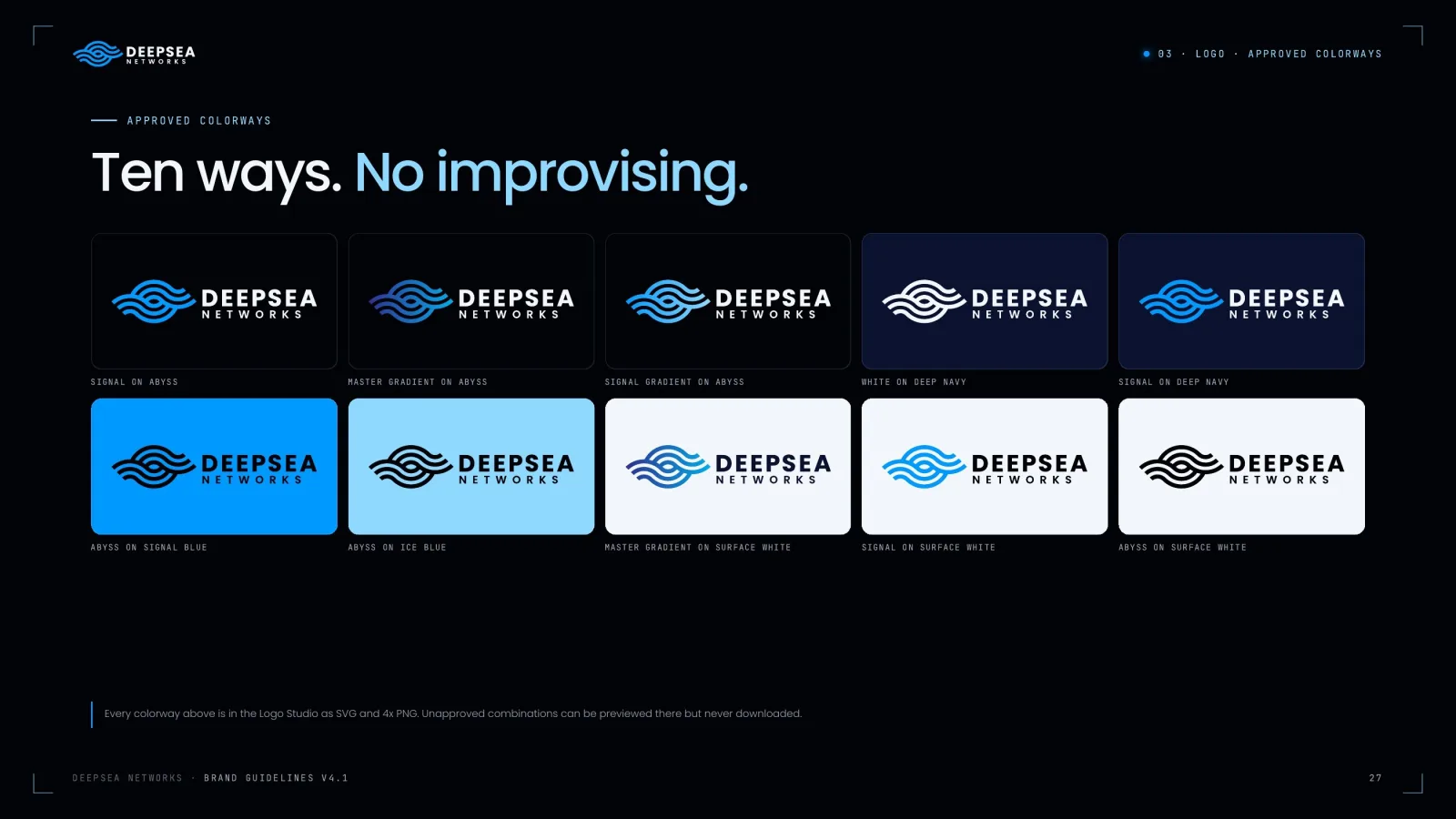 Deepsea Networks, logotip
