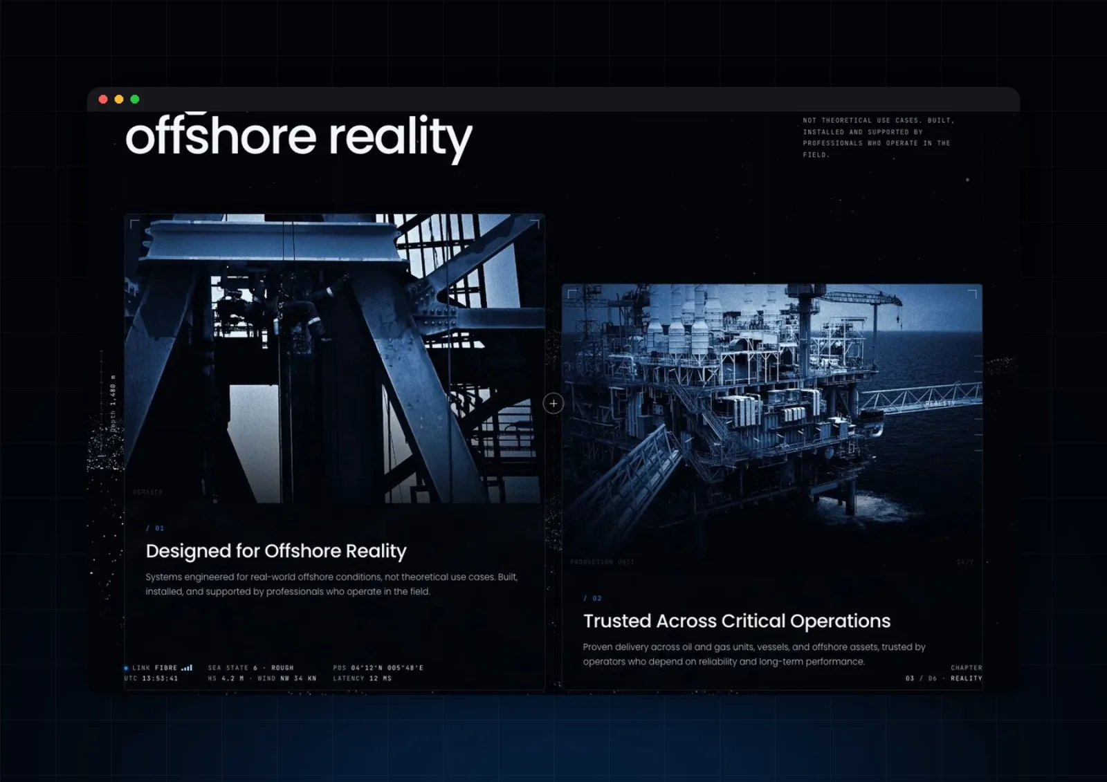 Deepsea Networks, 3d web stranica