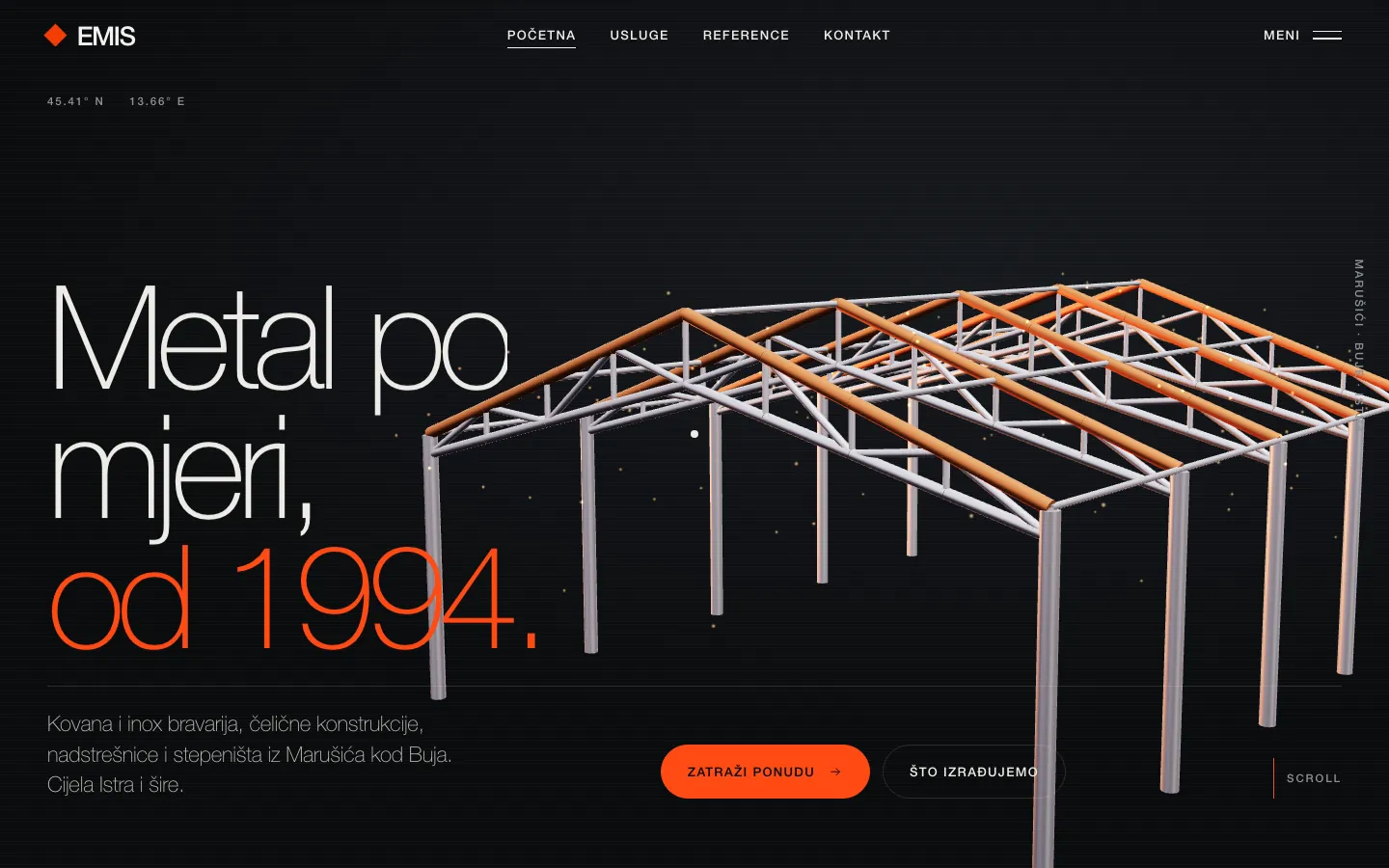 EMIS d.o.o., web na računalu
