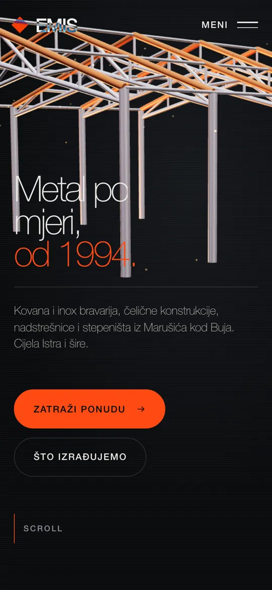 EMIS d.o.o., web na mobitelu