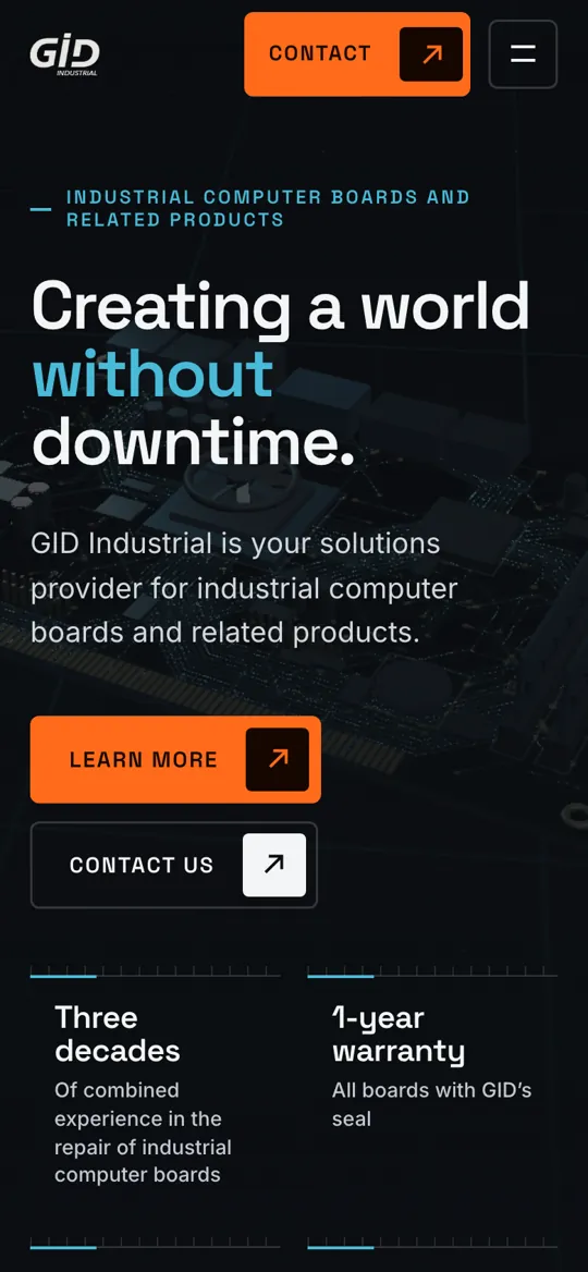 GID Industrial, web na mobitelu