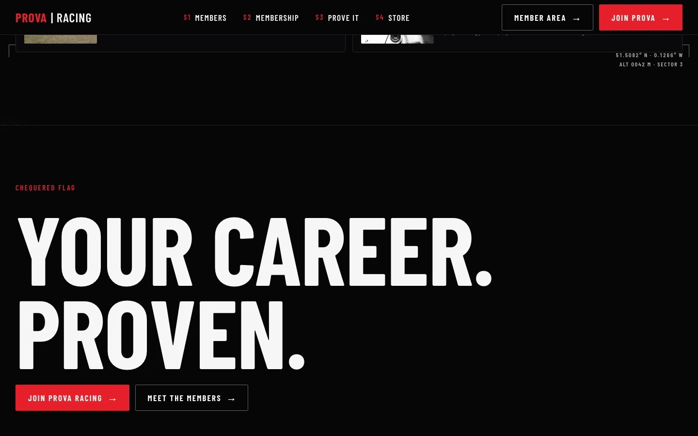 Prova Racing, na mobitelu