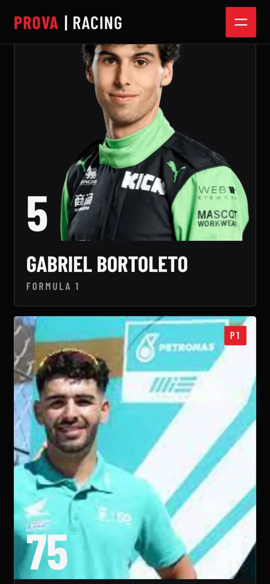 Prova Racing, na mobitelu