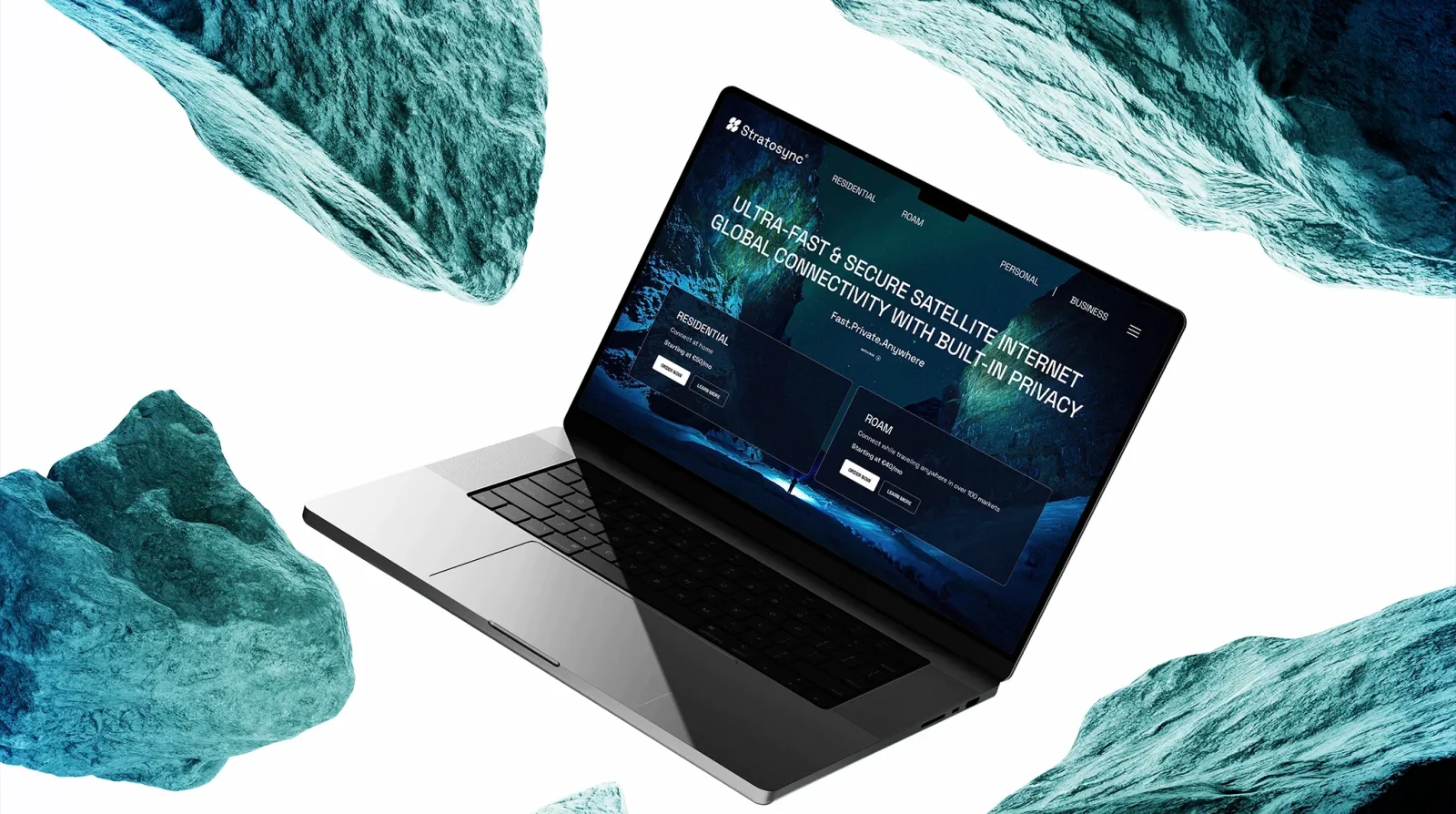 StratoSync, framer web stranica