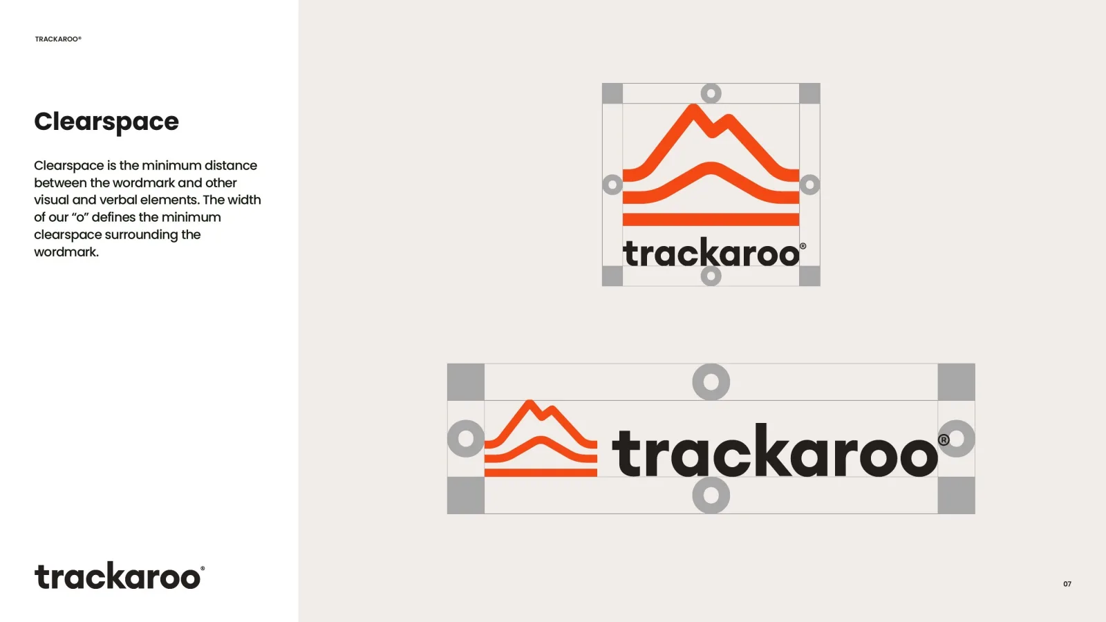 Trackaroo, knjiga grafičkih standarda