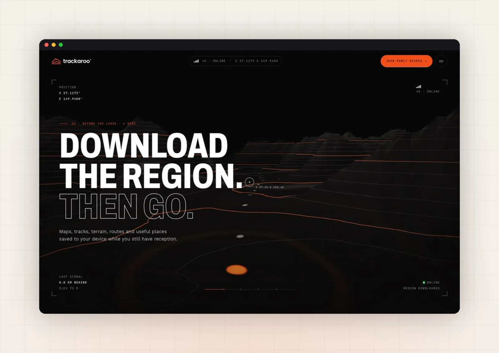 Trackaroo, 3d web stranica