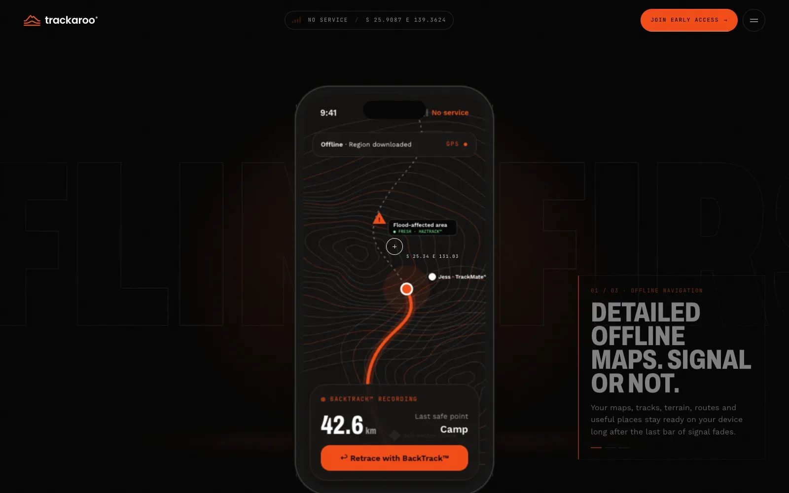 Trackaroo, 3d web stranica