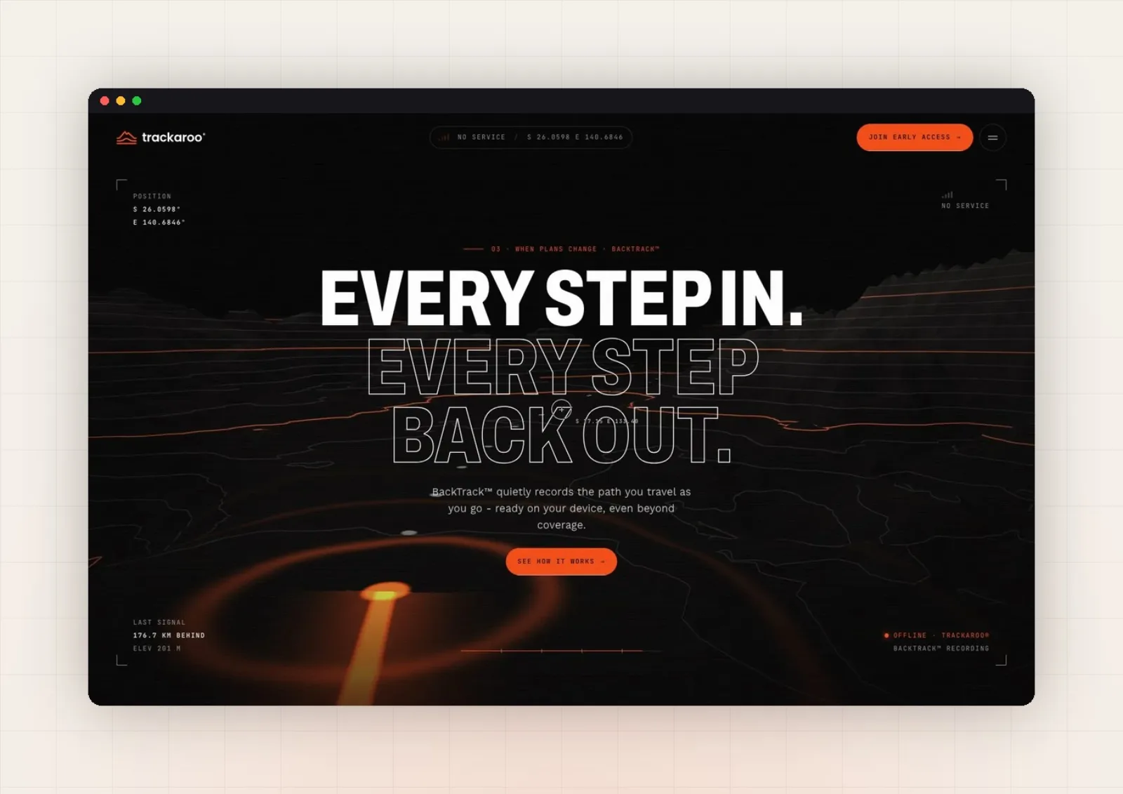 Trackaroo, 3d web stranica
