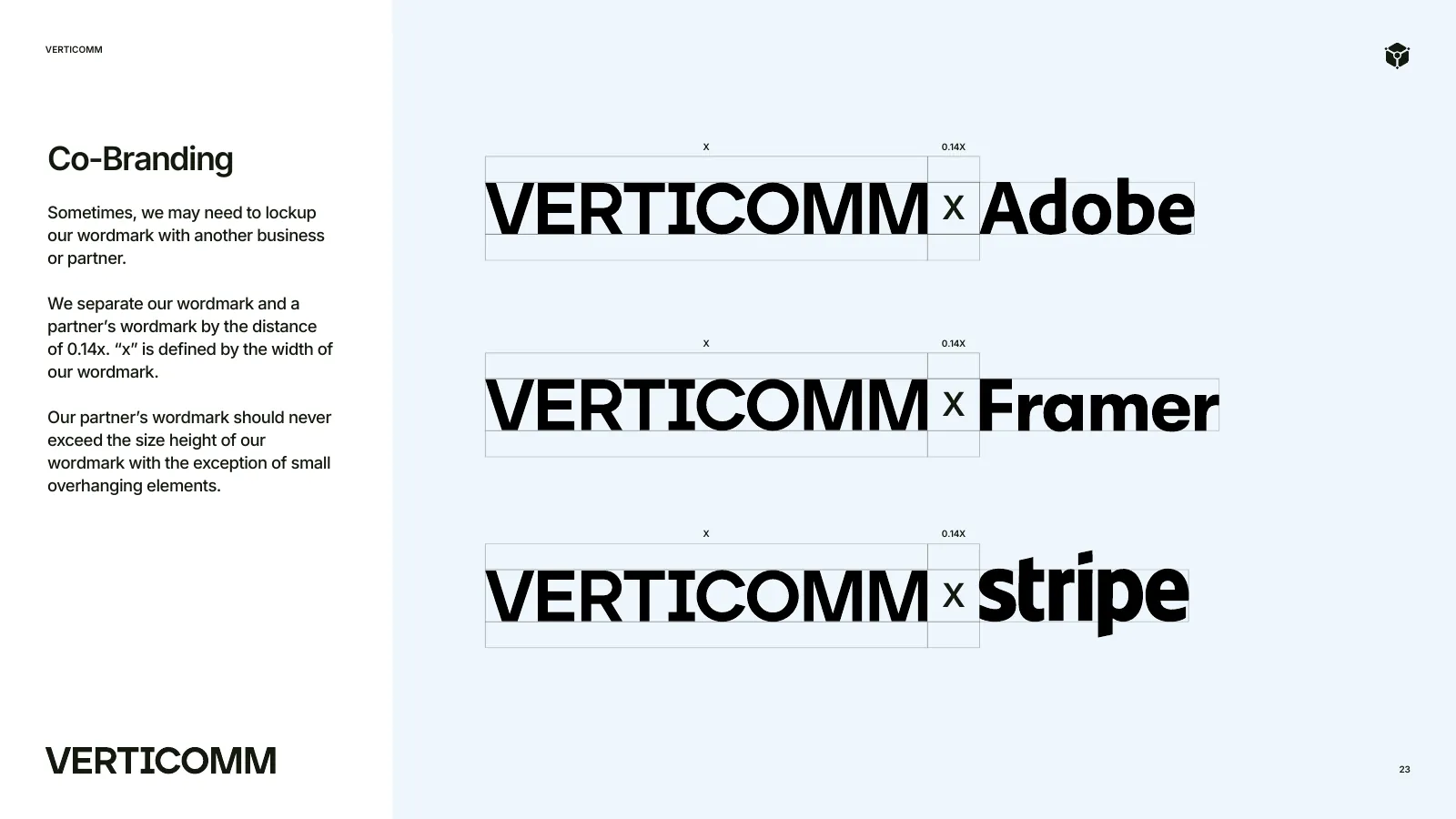 Verticomm, iz knjige grafičkih standarda