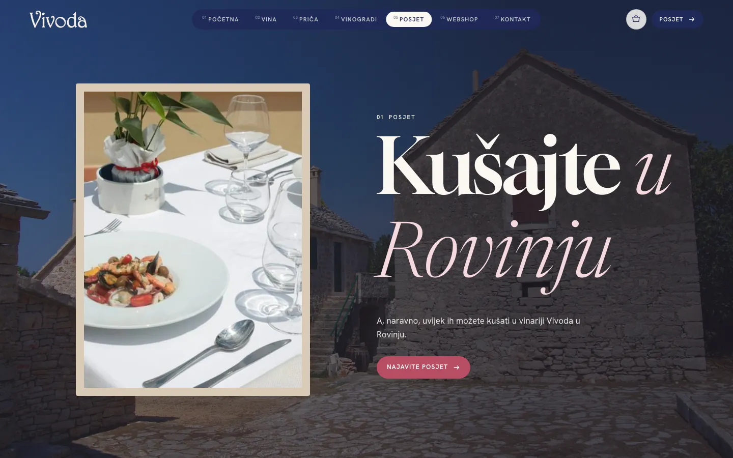 Vina Vivoda, kušajte u rovinju