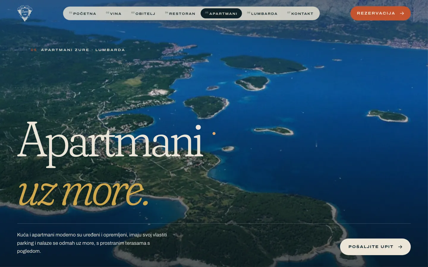 Zure, apartmani uz more