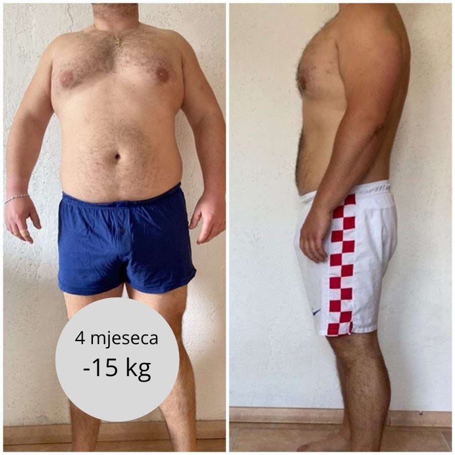 Transformacija klijenta: Manuel, prije i poslije