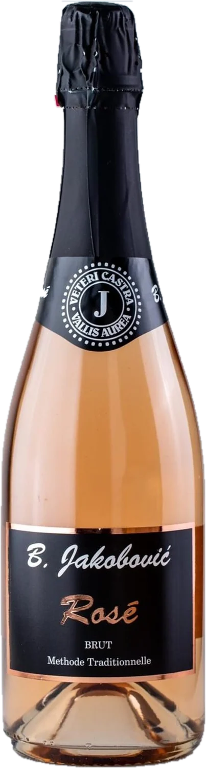 Pjenušac Rosé, boca Vinarije Jakobović