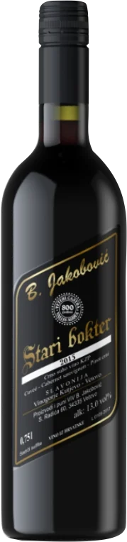 Stari bokter Cuvee, boca Vinarije Jakobović