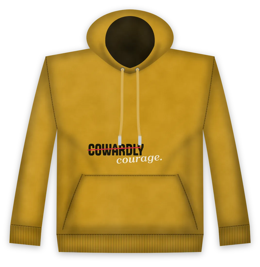 Cowardly Lion Hoodie front