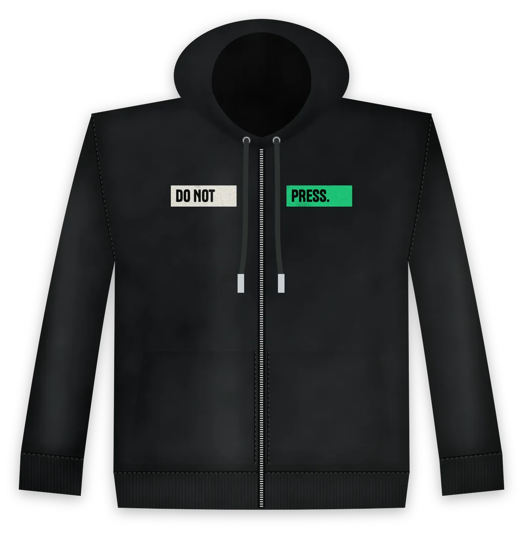 Push The Button Hoodie front
