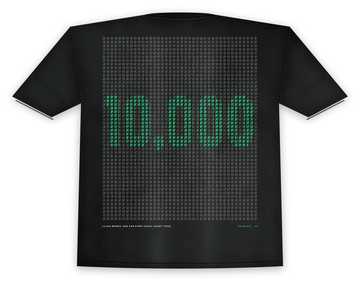 10,000 Hours Tee back