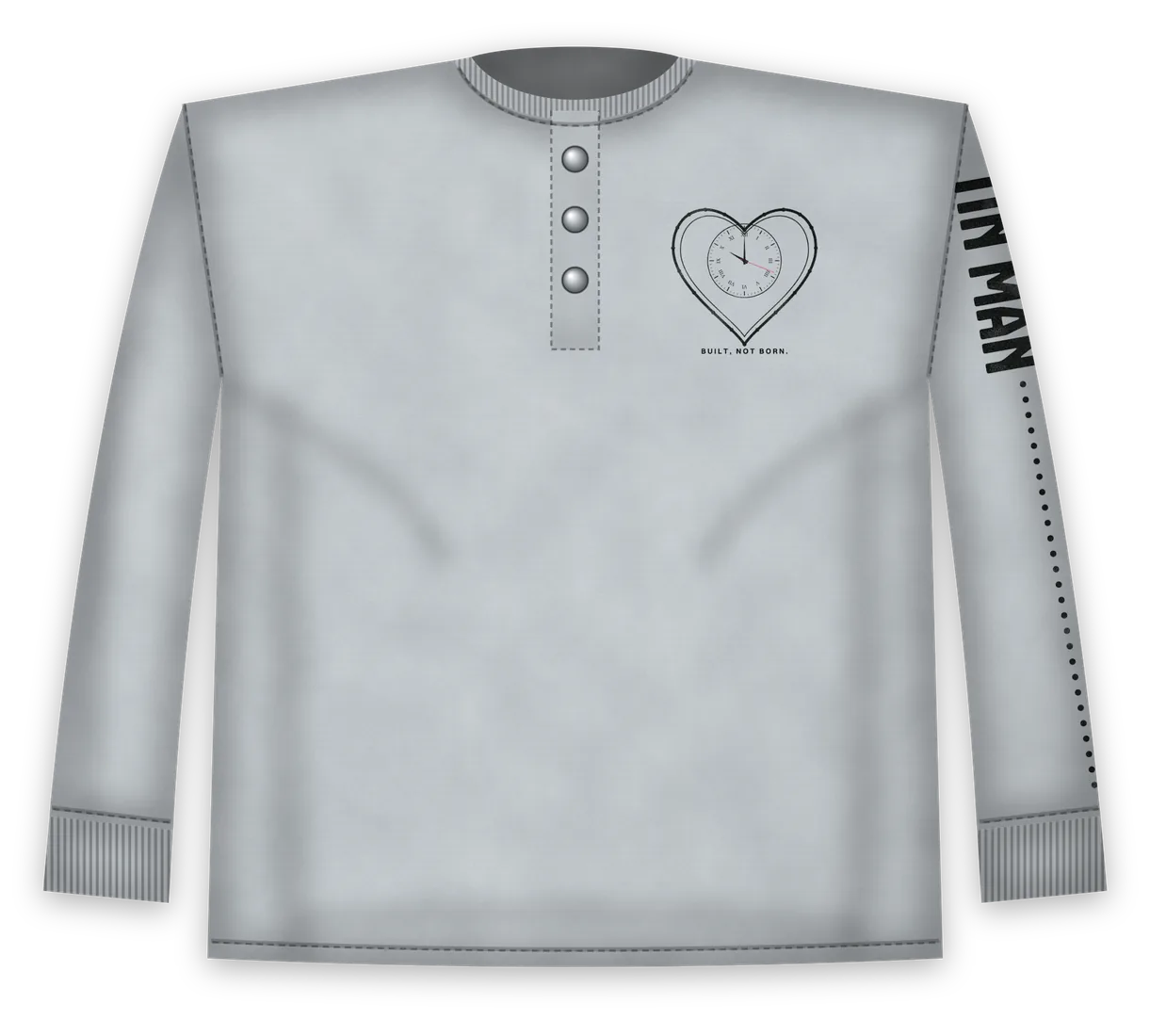 Long Sleeve Henry front