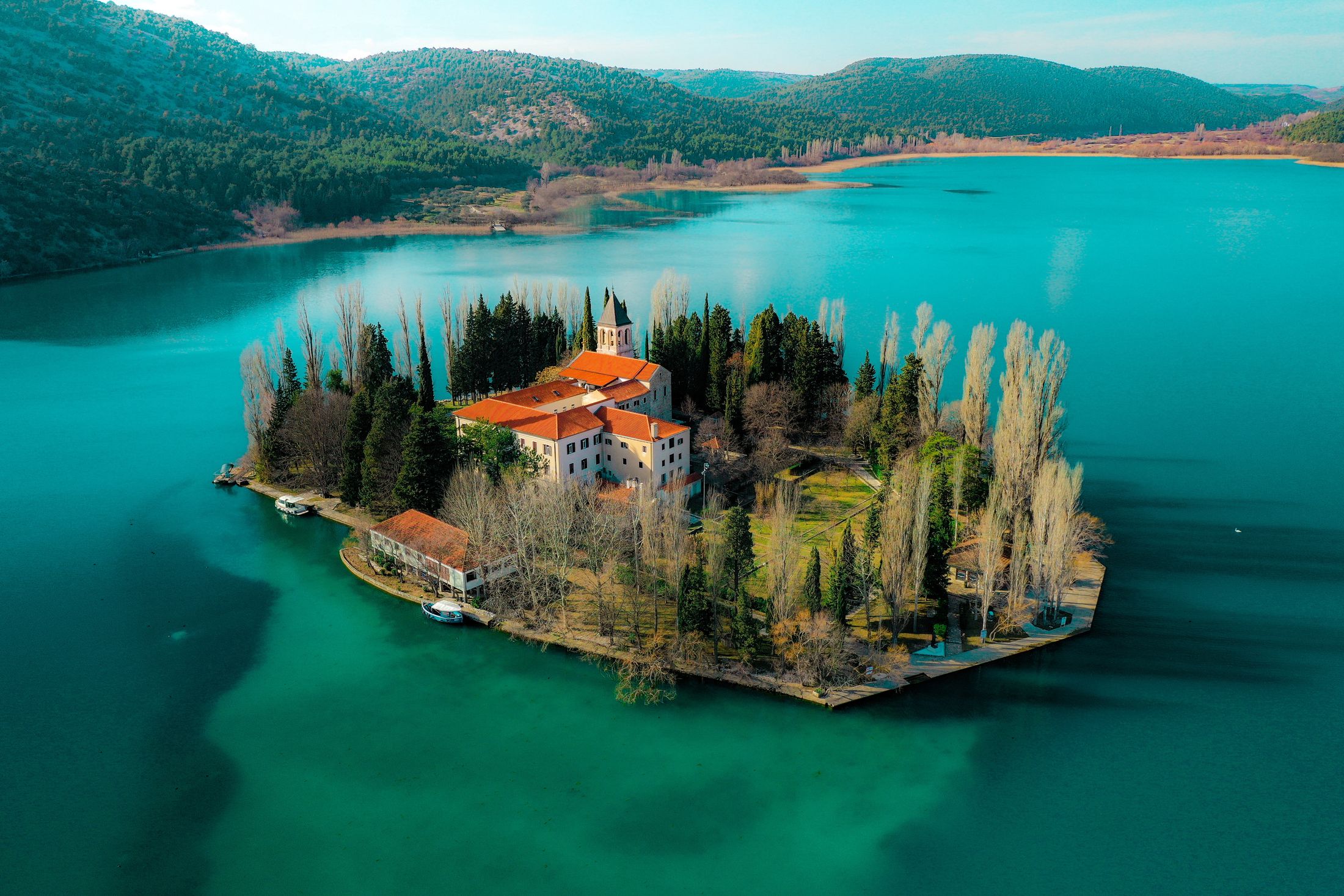 Pogled na Visovac
